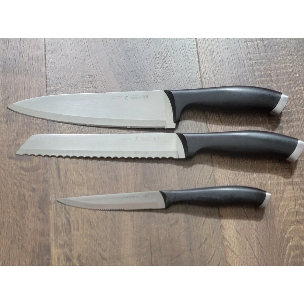 J.A Henckels International Silver‎ Cap 7Piece Kitchen Knife Block Set Stainless